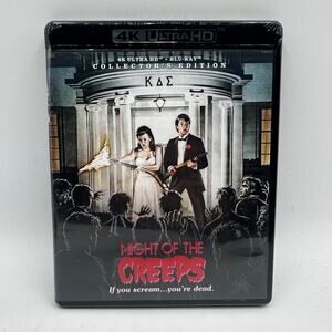 Night of the Creeps 4K UHD Blu-ray Collector’s Edition New Includes Blu-ray